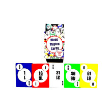 United Novelty Professional Deck Bingo Calling Cards- 75 Card Deck- 5 Colors