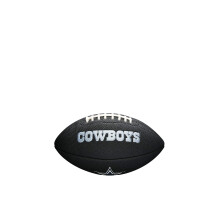 WILSON Sporting Goods NFL Dallas Cowboys Logo della squadra Pallone da football nero taglia piccola