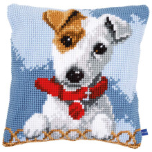 Vervaco Cross Stitch Cushion Kit: Jack Russell NA 40 x 40 cm