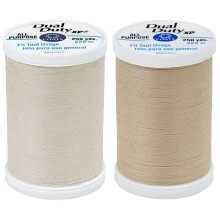 Coats Natural & Buff Bundle - Dual Duty XP General Purpose Tr?d 250 Yards hver