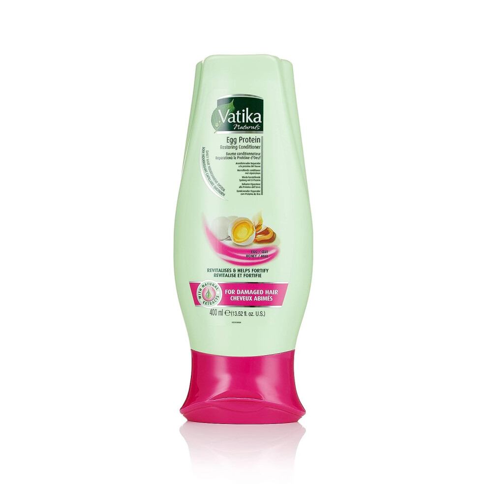 Vatika Dabur Natural Moisturizing Conditioner 400Ml Egg Honey For All Hair Types