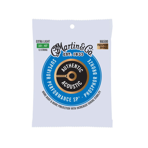 Martin Authentic Acoustic Guitar Strings - Superior Performance 1
