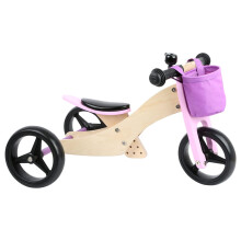 Tasapainopyörä-kolmipyörä 2 in 1 Pinkki - PIENI JALKA - Maxi - 3 pyörää - Lapsi - Seka