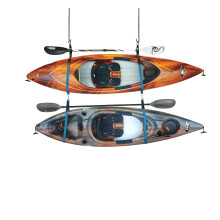 Sistema di cinghie di stoccaggio per kayak doppio Pelican - per kayak e SUP Paddle Board da interno e da esterno - Include clip per pagaia - PS19