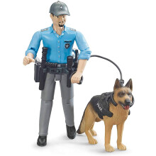 Bruder 62150 bworld Polizist mit Hund