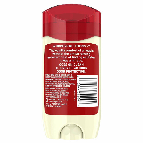 Old Spice Déodorant Old Spice pour Hommes, Oasis aux Notes de Vanille 3 Oz (Pack de 1) 1