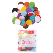 Playfully Ever After Gemischtes Farbsortiment an Bastelfilzkreisen, 1 Zoll, 500 St   ck