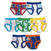 Blippi boys Blippi Lot de 7 et 10 sous-v   tements pour tout-petits gar   ons 100 % coton peign   , tailles 2/3t et 4t Blippi 7boys 4T