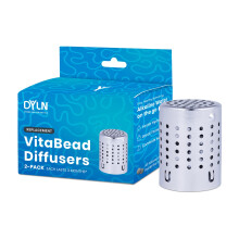 Replacement VitaBead Diffuser 2-Pack for The DYLN Alkaline Water Bottle  Creates pH 9+ Alkaline Water On-The-Go  Lasts 300 Liters or 3 Months  All Nat