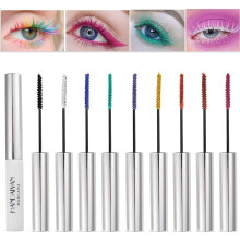 BONNIE CHOICE 9 Colors Colored Mascara Set for Eyelashes Red Pink Purple Blue White Black Colorful Waterproof Charming Long Lasting Voluminous Masca