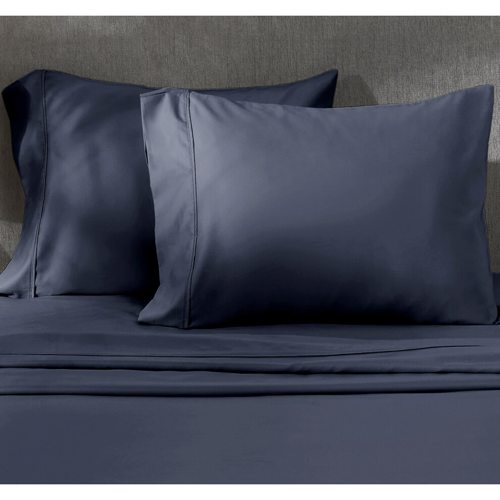 California Design Den Lot de 2 taies d'oreiller 100 % coton pour oreillers king size Taies d'oreiller de luxe en satin 400 fils/cm    Assortis     no
