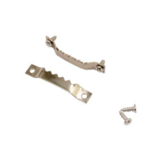 EesTeck 50 Pack Small Sawtooth Picture Hangers Steel Picture Hangers Picture Frames Hangers with Screws Picture Hang Solutions  for Hanging Clock Pain