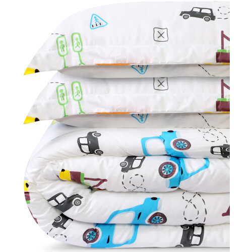 Utopia Bedding Σετ Παπλώματος Αυτοκινήτου Όλης της Χρονιάς με 2 Μαξιλαροθήκες, 3 Τεμάχια 2