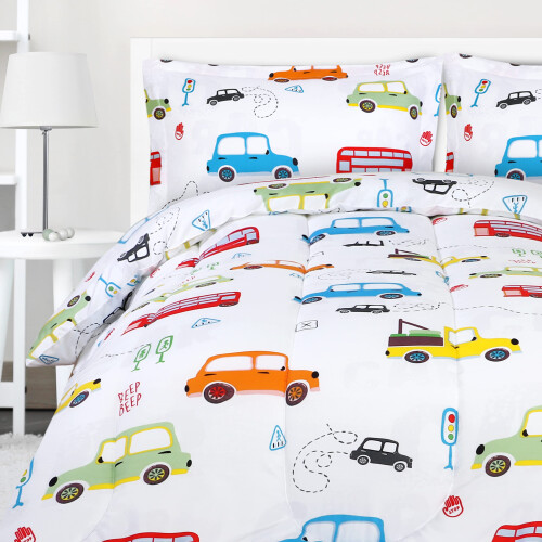 Utopia Bedding Σετ Παπλώματος Αυτοκινήτου Όλης της Χρονιάς με 2 Μαξιλαροθήκες, 3 Τεμάχια 1