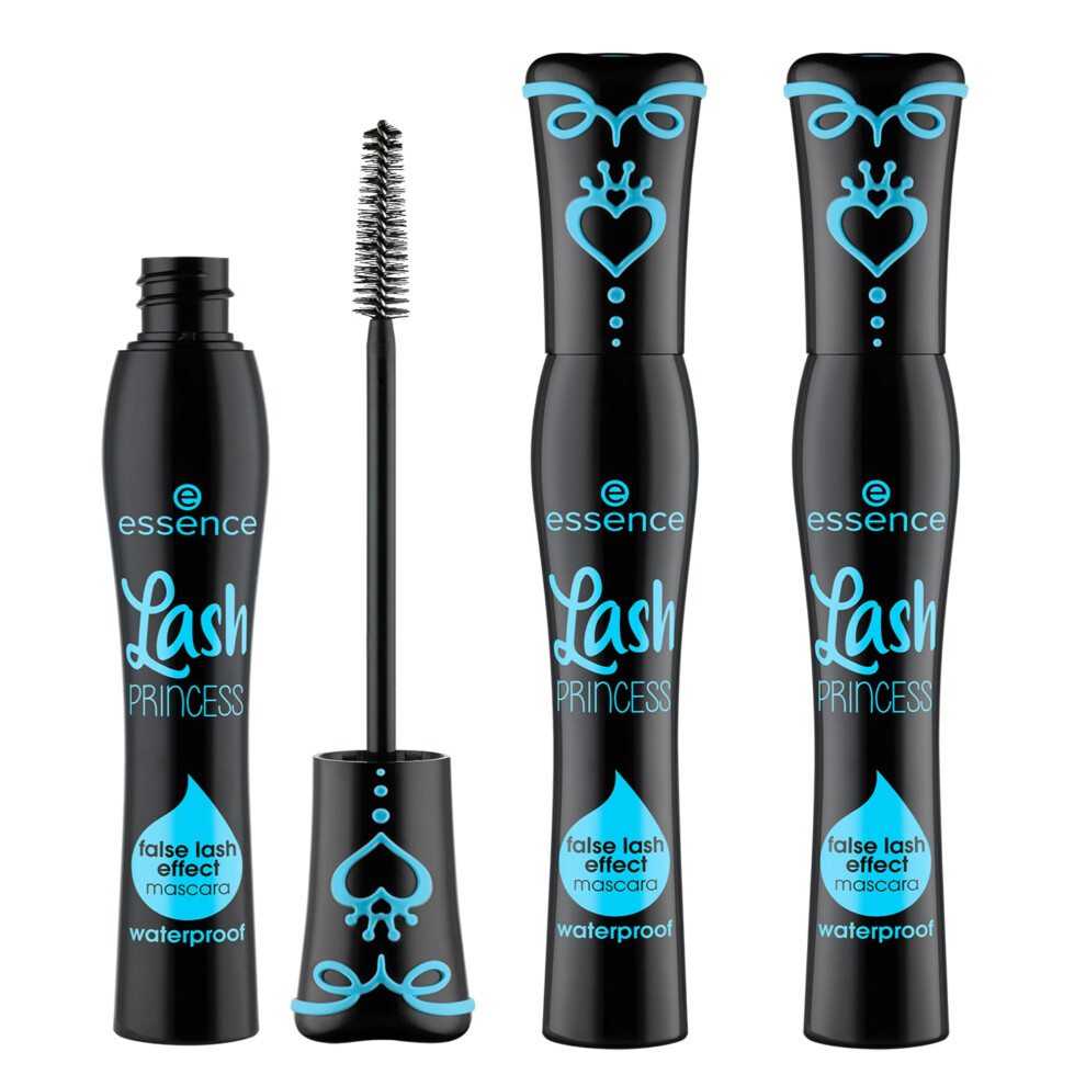 Essence | Mascara faux-cils waterproof Lash Princess | Vegan et sans cruaut    | Sans parab   nes ni particules de microplastique (lot de 3)