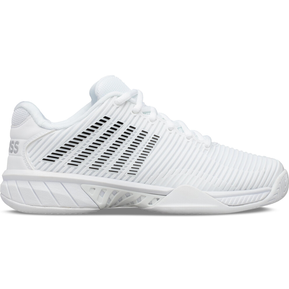 K-Swiss Women's Hypercourt Express 2 Tennis Shoe  White/Black  8.5 M