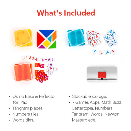 Osmo Osmo Genius Starter Kit - 7 Εκπαιδευτικά Παιχνίδια iPad για Γραμματική & Μαθηματικά, 6-10 ετών 2