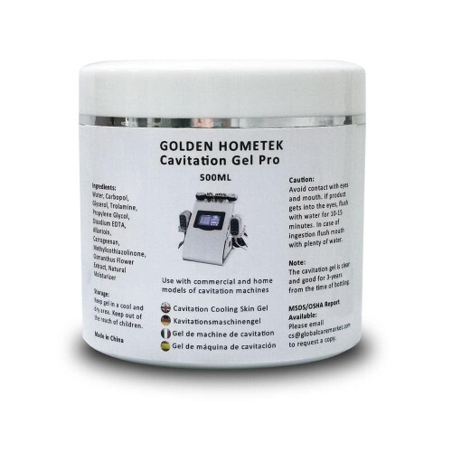 Golden Hometek Gel Προετοιμασίας - Αγωγός για RF Συσκευές Λάμψης και Αδυνατίσματος