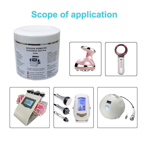 Golden Hometek Gel Προετοιμασίας - Αγωγός για RF Συσκευές Λάμψης και Αδυνατίσματος 2