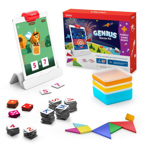 Osmo Osmo Genius Starter Kit - 7 Εκπαιδευτικά Παιχνίδια iPad για Γραμματική & Μαθηματικά, 6-10 ετών