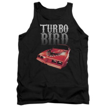 Trevco Sportswear PTC104-TK-5 Pontiac Turbo Bird Adult Tank Top, Black - 2X
