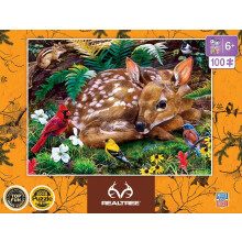 Masterpieces 100 darabos kiraks jtk gyerekeknek Realtree Forest Babies 14""""x19""""
