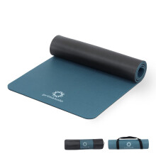 MATERICE DE YOGA PRIMASOLE MATE ECO-FRAVERNLY 1/2 """" (10 mm) Yoga Pilates sans glissement Fitness a la maison et gymnase Color Jango Green / Noir