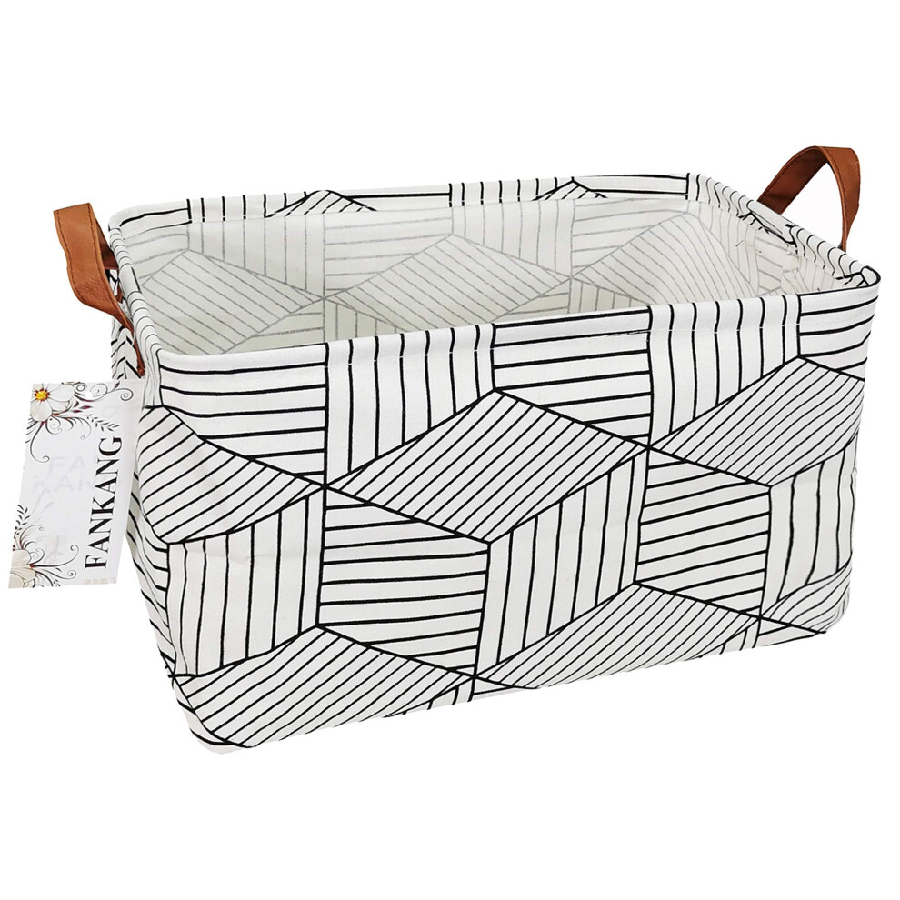 Clastyle Rugby Opbergmand voor kinderen, 36 liter, met handvat, rechthoekig, super bowl, speelgoed, kleding, opbergdoos voor kinderkamer, badkamer