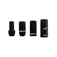 Jagwire 2X Elite Link Shift endeh?ttepakke (18 stk) - sorte kabel endeh?tter Voksen unisex sort One Size