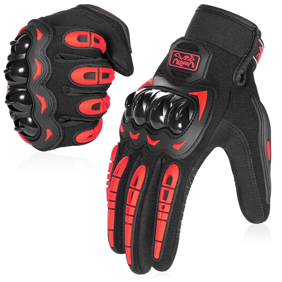 Cofit Motorcycle Gloves Breathable Touchscreen Motorbike Gloves Anti-Slip With Good Grip Hard Knuckles Protection For Men Women Motocross Bmx Atv Mt 729270535684