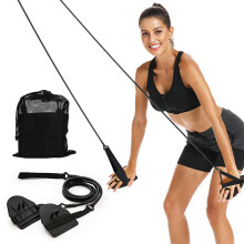 Dryland PowerCord med paddlar Swimming Arm Strength Trainer Professional Freestyle Swimming Resistance Opertance Bands Set