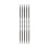 Prym Prym Ergonomics 6"""" Double Point Carbon 3mm 5 Count Strikkepinde Sort 2