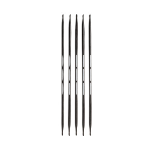 Prym Prym Ergonomics 6"""" Double Point Carbon 3mm 5 Count Strikkepinde Sort 1