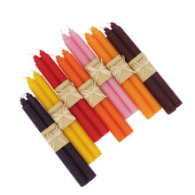 Set of 14 Beeswax Taper Candles  9 Inch Premium Quality Smokeless Candles  Beeswax Candle for Home Gift Ideas Uncented Long Candles for Household  Wed