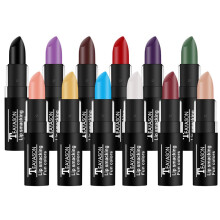 12 Colors Vivid Vampire Matte Lipstick Set Long Lasting Waterproof Velvet Lip Stick for Party Masquerade Cosplay Halloween Makeup
