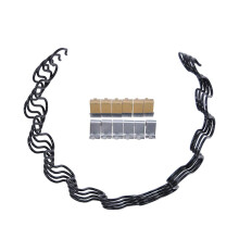 Yoogu 25-Zoll-Sofa-Polsterfeder-Ersatz - 4er-Pack mit Z-Clips-Draht f  r die Reparatur von M  beln, St  hlen und Couchen