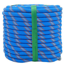 Fltad polyester arborist (3/8 tum X 100 fot) Riggrep Hgstyrka utomhusrep fr bergsklttring Vandring Camping Gunga Bl