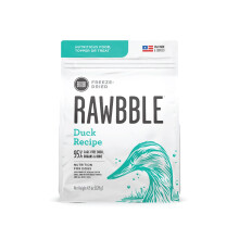 BIXBI Rawbble Freeze Dried Dog Food Duck Recipe 45 oz - 95 Meat and Organs No Fillers - Pantry-Friendly Raw Dog Food for Meal Treat or Food Topper