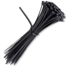 100 8 tommer stykker kabel lynl?s nylon Heavy Duty selvl?sende tr?dbindere