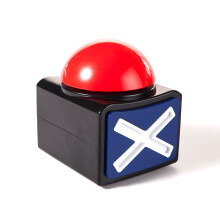 MyMealivos XL Buzzer Alarm Button with Sound and Light Trivia Quiz Game 1x