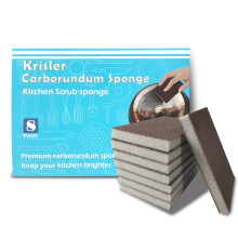 Krisler carborundum eponge nano emery eponges caspien en pierre pot nette brosse rouille effacer grits tampons tampons de nettoyage en pot avec c