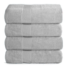 Gelizzi Home 4 Pack Bath Set Set 27x54 100% Ring Talage Coton Ultra Soft Highy Absorbants Machine Htel Lavable Spa Spa Quality Talon pour salle