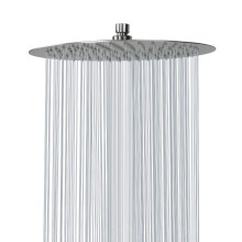 NearMoon Rain Shower Head Ultra-Thin Design-Pressure Boosting Awesome Some Experience High Flow Stainless Steel Rainfall Head (12 Inch Brushed Ni