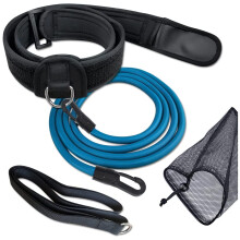 UCEDER Swim Tether Stationary Swimming Swim Resistance Belt  Swim Bungee Training Belt  Pool Swim Trainer Belt Harness Great for Swim Training & Exerc