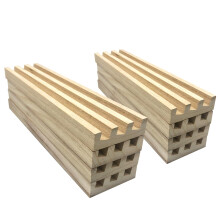 Yuanhe Houten Domino Rekken Set van 8 Domino Dienbladen Houders Organizer voor Klassieke Bordspellen Domino Accessoires
