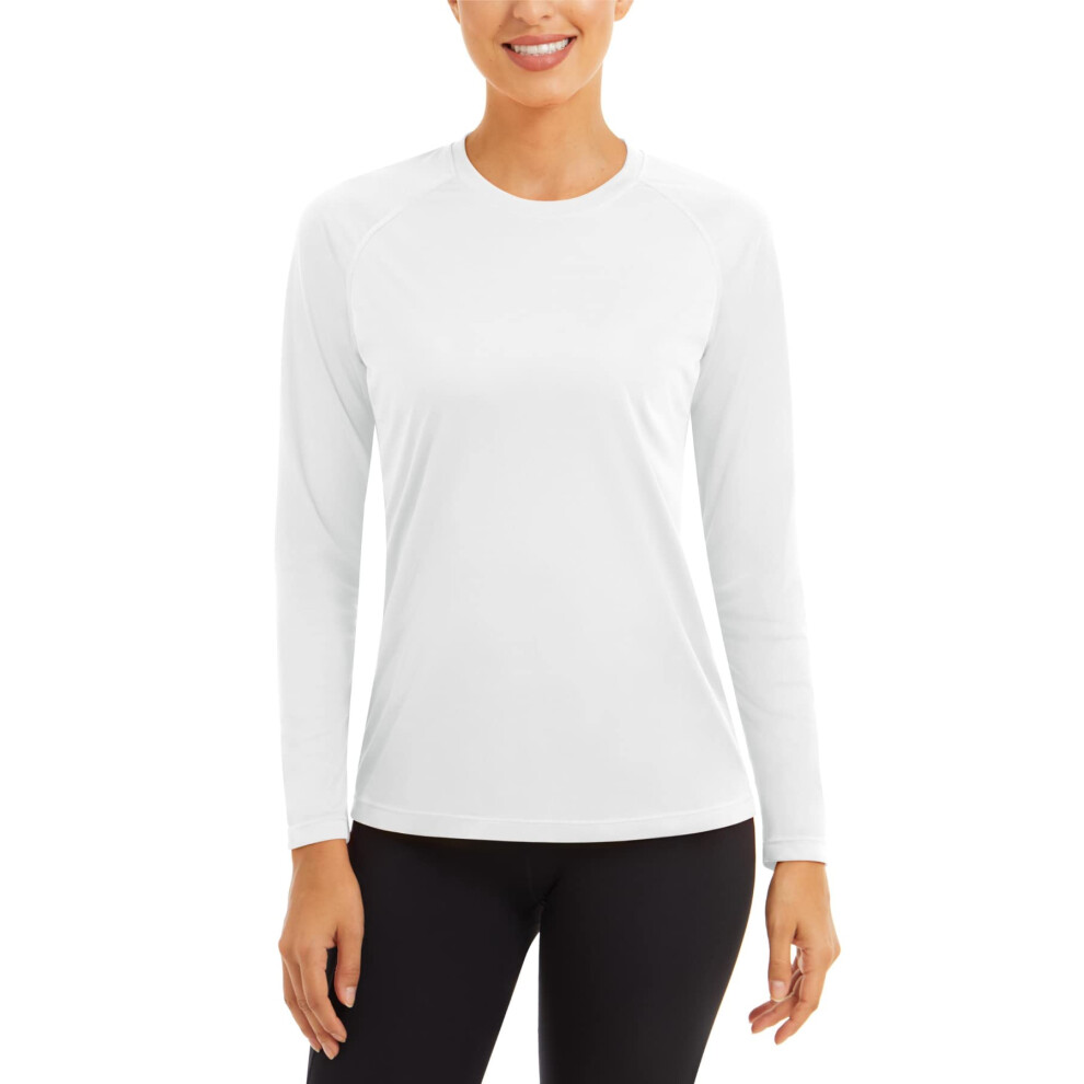 T-shirt     manches longues Boladeci pour femme, s   chage rapide, uni, rashguard, protection solaire SPF 50, pour entra   nement en plein air, sport,