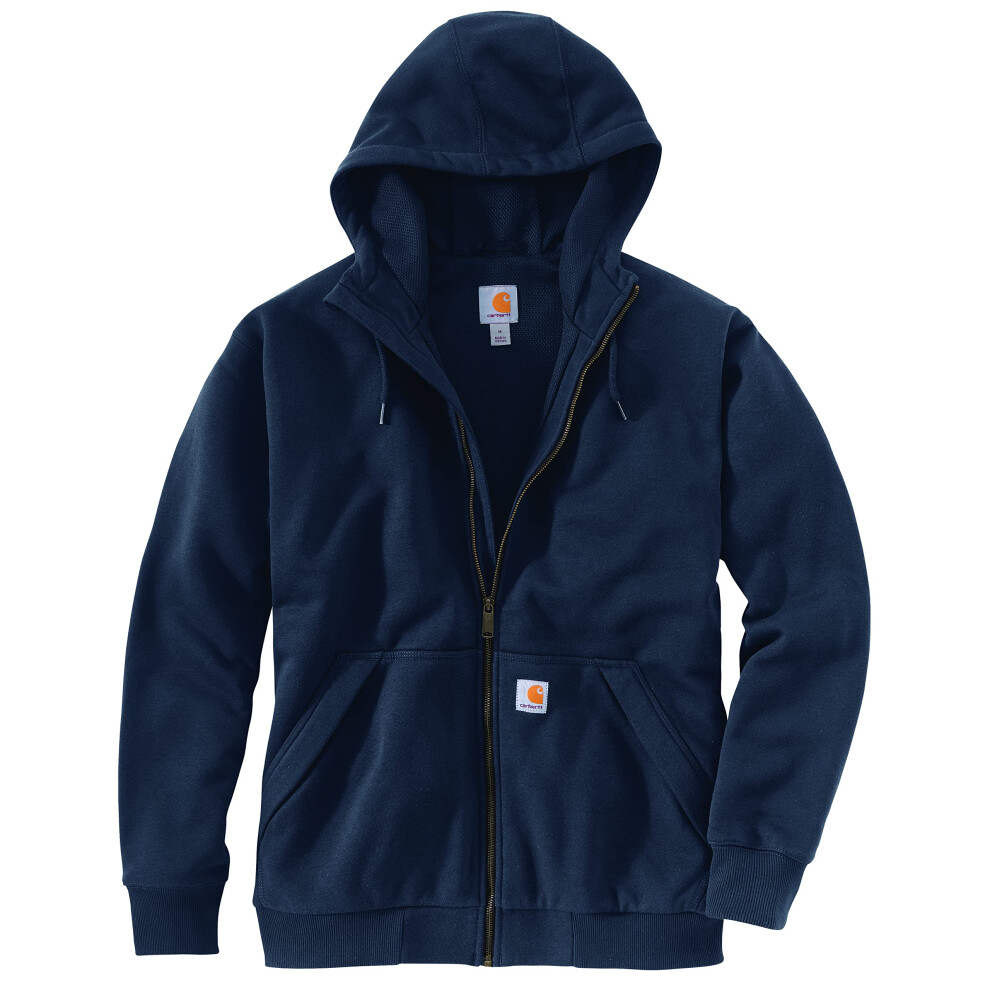 carhartt mens Rain Defender Loose Fit Midweight Thermal-lined Full-zip Big  Tall Sweatshirt  New Navy  XX-Large Big Tall US
