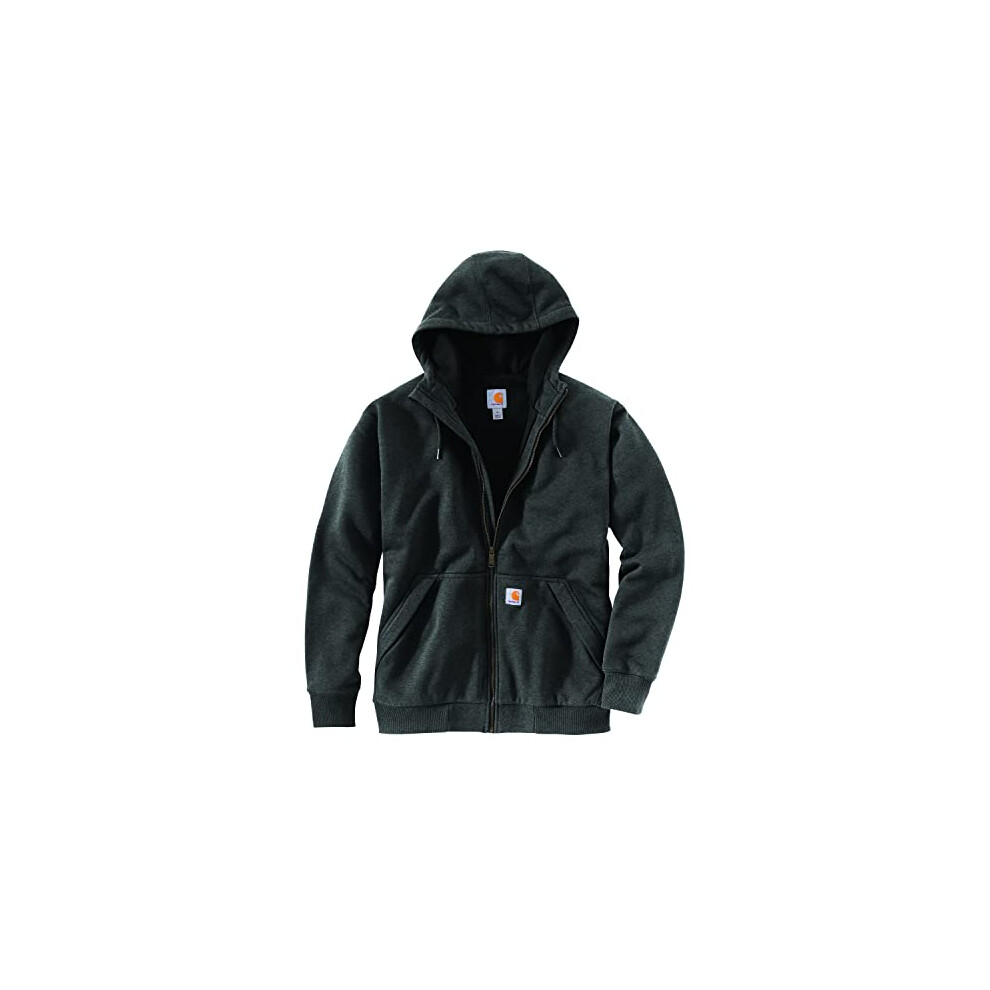 carhartt mens Rain Defender Loose Fit Midweight Thermal-lined Full-zip Big  Tall Sweatshirt  carbon Heather  XX-Large Big Tall US