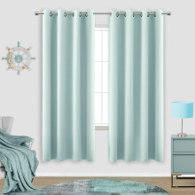 Cortinas Blackout para Crianças 63 Polegadas Comprimento 2 Painéis para Quarto Bebê