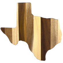Totally Bamboo Rock & Branch Series Shiplap Texas State Formad trservering och skrbrda | Perfekt fr vggkonst